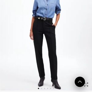 NWOT Madewell Black Mid-Rise Slim Ankle Dress Pant